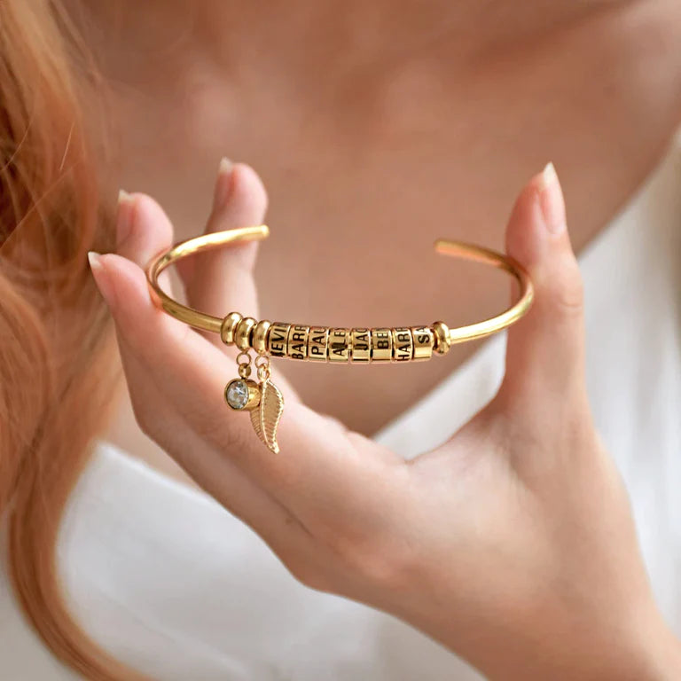 Pulseira Amor de Família Personalizável - Em Aço Inoxidável