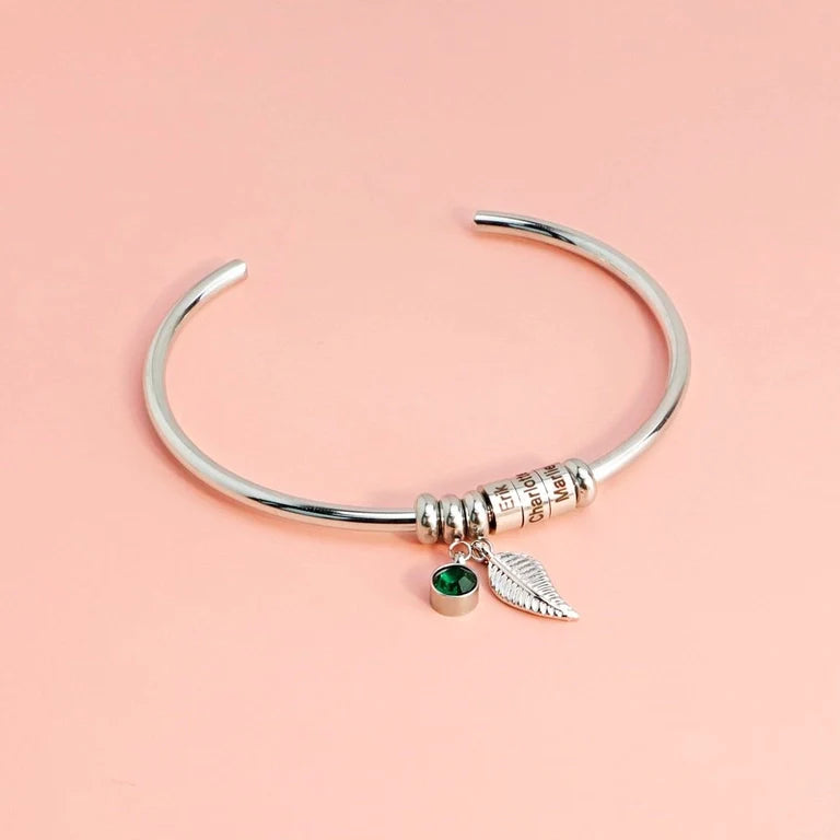 Pulseira Amor de Família Personalizável - Em Aço Inoxidável