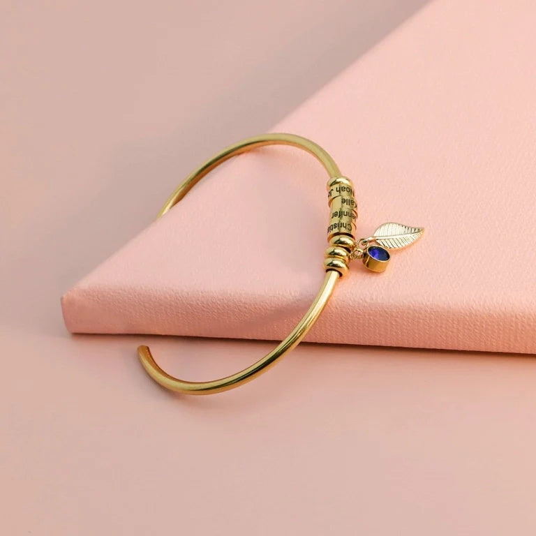 Pulseira Amor de Família Personalizável - Em Aço Inoxidável