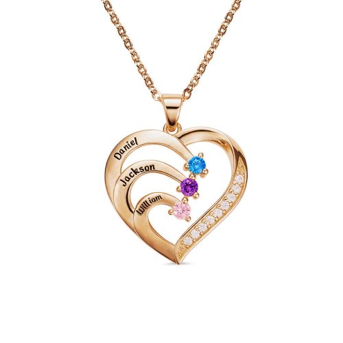 Colar Meu  Amor é Eterno Personalizável - Em prata s925 - Com nomes gravados a Laser