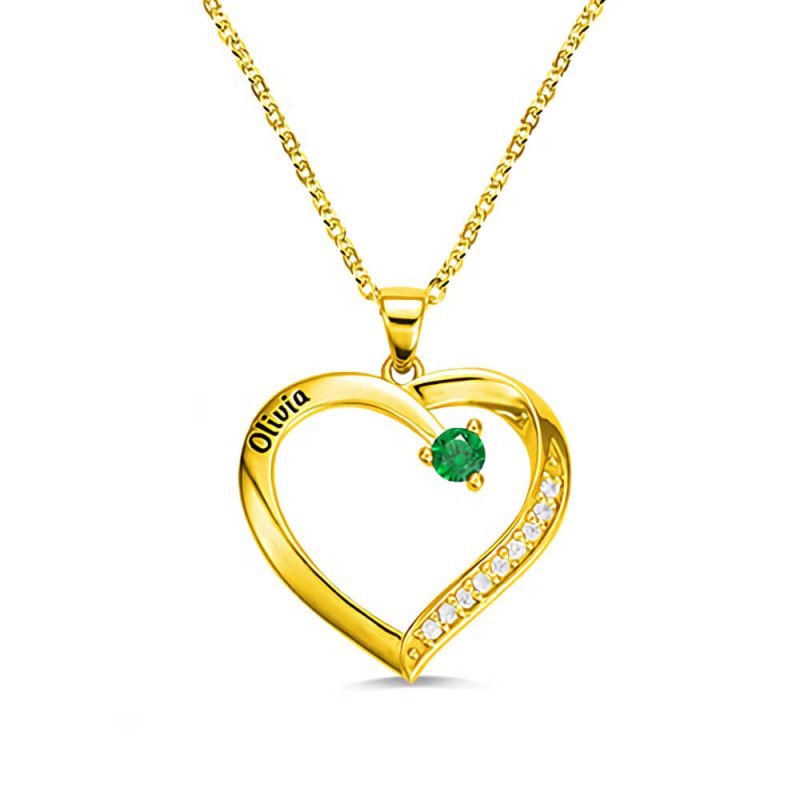 Colar Meu  Amor é Eterno Personalizável - Em prata s925 - Com nomes gravados a Laser
