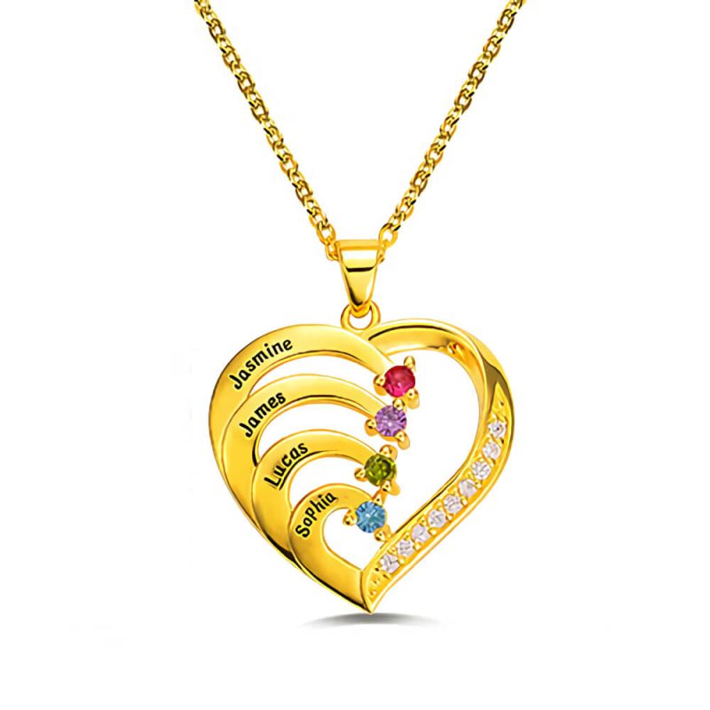 Colar Meu  Amor é Eterno Personalizável - Em prata s925 - Com nomes gravados a Laser