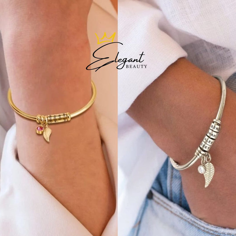 Pulseira Amor de Família Personalizável - Em Aço Inoxidável