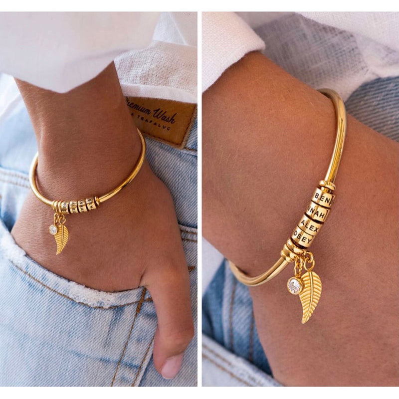 Pulseira Amor de Família Personalizável - Em Aço Inoxidável