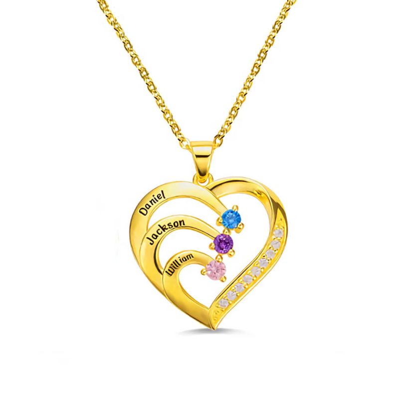 Colar Meu  Amor é Eterno Personalizável - Em prata s925 - Com nomes gravados a Laser