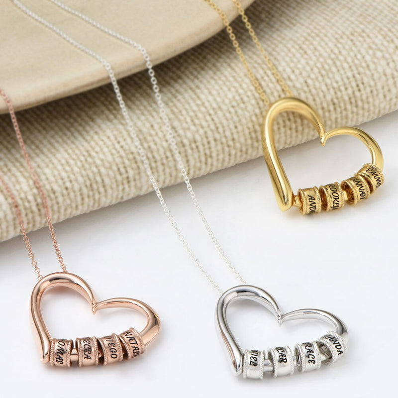 Colar Amor de Família Personalizável - Em Aço Inoxidável - Gravação a Laser
